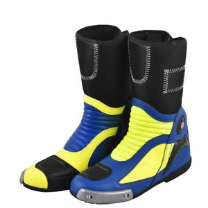 Nuevas Botas de Motocicleta Cómodas y Hechas a Medida con Punta de Acero Impermeable, Cuero Genuino, Precio Económico, Venta al Por Mayor - Product Image 2