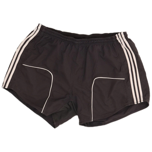 Men's Black Sport <b>Shorts</b> With White Side Stripes Elastic Waist Quick Dry <b>Short</b> <b>Shorts</b> - Product Image 3