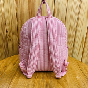 Unique striped black white bookbag casual backpack school travel <b>college</b> campus lightweight organizer multifunction carrier - Product Image 3