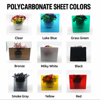 Panneau en polycarbonate transparent fourni par le fabricant, haute transmission lumineuse, anti-UV, insonorisant, résistant aux chocs, robuste