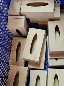 Porte-boîte à mouchoirs en bambou durable, boîte à mouchoirs en bois minimaliste pour la décoration de la maison, de la salle de bain et de l'hôtel - Product Image 4