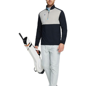 Sweat-shirt homme haute performance, logo personnalisé, col rond, contrôle de l'humidité, vêtements de sport décontractés pour le fitness et le style de vie - Product Image 5