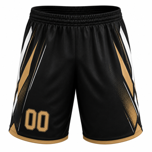 Conjunto de Camiseta y Pantalones Cortos de Fútbol Sublimados Personalizados, Diseño Sólido, Transpirables, que Absorben la Humedad, Cintura Elástica, Unisex, para Adultos - Product Image 3