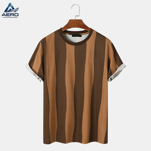 Nuevo Diseño de Lujo, Camiseta de Manga Corta para Hombre, 100% Algodón Tejido, Corte Regular Informal, Tejido de Felpa de Secado Rápido - Product Image 1