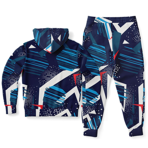 Nuevo Conjunto Deportivo Personalizado de Moda, Traje Deportivo de Poliéster Sublimado de Dos Piezas para Hombre - Product Image 6