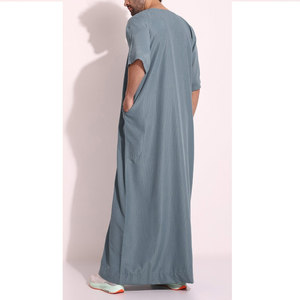 <b>Men</b> Juba Traditional Islamic Clothing For <b>Men</b> Long Sleeve Muslim Wear Comfortable Loose Fit <b>Men</b> Juba For Daily Wear - Product Image 2