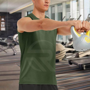 Camiseta Deportiva Casual para Hombre, Sin Mangas, Transpirable, de Secado Rápido y Ligera, Precio de Fábrica, Superventas - Product Image 2
