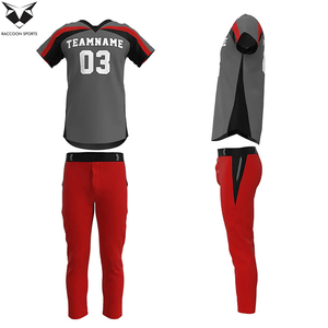 Lightweight High Demand Custom Printing Wholesale Rate Eco Friendly Fabric Adult Team Wear Short Sleeve <b>Baseball</b> Uniform - Product Image 3
