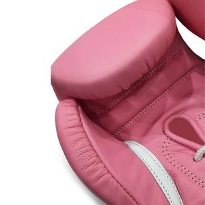 Guantes de Boxeo de Cuero Vacuno de Primera Calidad, Color Dorado, con Cordones en la Muñeca, para Entrenamiento de Muay Thai, MMA y Kickboxing - Product Image 3