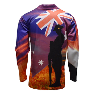 UV Sun Protection UPF 50 Quick Dry Sun protection Custom Fishing Shirt Outdoor Uv Hiking Long Sleeve Polyester t Shirt - Product Image 6