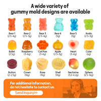 Gummies BBL en gros sous marque privée Aguaje Maca Fenugrec - Gummies bien-être végétaliennes sans sucre pour femmes, 60 unités