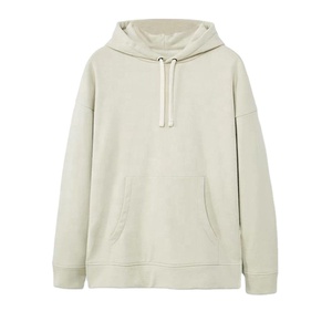 Dernière mode pull à capuche pour hommes à manches longues blanc décontracté en gros collection chaude 100% coton pas cher prix conception personnalisée - Product Image 2