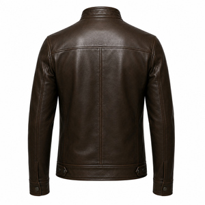 Veste en cuir de vachette de qualité supérieure pour homme, vêtement d'extérieur luxueux et tendance, streetwear moderne, coupe classique et confortable pour tous les jours - Product Image 6