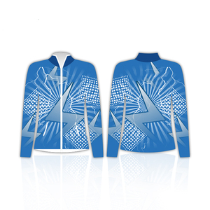 Veste de sport à capuche à manches longues pour femmes, couleur contrastée, polyester/coton, polaire, séchage rapide, coupe régulière, toutes saisons, ensemble 2 pièces - Product Image 4