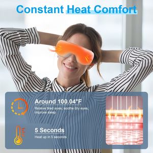Dispositivo Ricaricabile per la Cura degli Occhi, Massaggiatore Oculare Wireless con Calore, Musica, Pressione dell'Aria e Vibrazione per Emicranie, Relax e Comfort - Product Image 4