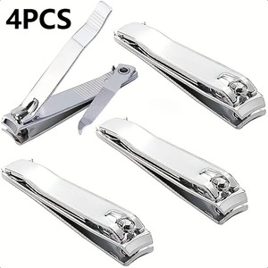 กรรไกรตัดเล็บมืออาชีพแบบกันน้ำกระเซ็น พร้อมตะไบ กรรไกรสแตนเลส และอุปกรณ์สำหรับเล็บเท้า เล็บมือ ใบมีดกว้าง ทนทาน - Product Image 1