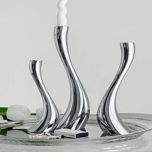 Portavelas de metal, portavelas de metal recortado, portavelas artístico para decoración del hogar - Product Image 4