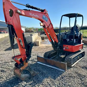 Mini-excavatrice KX040-4 en promotion avec cabine fermée, pelle sur chenilles compacte hydraulique pour travaux agricoles et de construction - Product Image 2