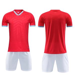 Ropa de fútbol para hombres Conjunto de camisetas en blanco personalizable Servicio OEM para camisetas de fútbol y uniformes para niños - Product Image 1