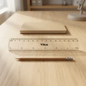 Regla de Medición Vikas de 15 cm de Calidad Premium, Duradera, para Estudiantes, Profesores y Aplicaciones de Papelería Diarias, en Venta - Product Image 1
