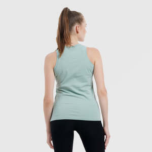 Débardeurs de sport pour femmes à prix abordable, grandes tailles, fabriqués au Pakistan, couleur unie, qualité supérieure, débardeur bleu clair - Product Image 2