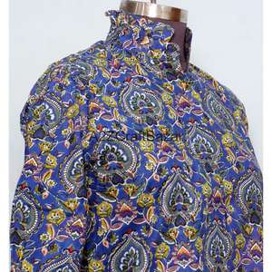 Vestidos Casuales de Oficina para Mujer, 100% Algodón, Mini, Manga 3/4, Cuello Redondo, Estampado Floral, Modernos, Holgados, Ecológicos, para Primavera - Product Image 5