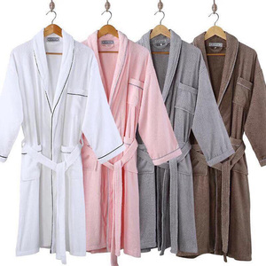 Custom <b>White</b> Hotel Bath <b>Robe</b> 100%cotton <b>Towel</b> Bathrobe slippers Set Unisex Bathrobe With logo - Product Image 1