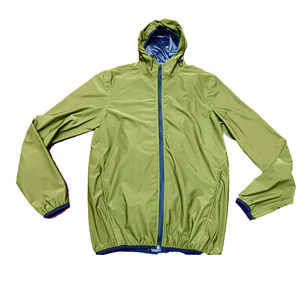 Chaqueta Cortavientos con Capucha para Hombre, Color Sólido, Cierre de Cremallera, Ropa Casual para Exteriores, Exterior de Poliéster y Nailon, Corte Regular, Chaqueta de Primavera - Product Image 4