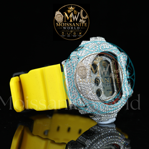 Reloj de Buceo con Movimiento Mecánico, Pantalla Analógica, Correa de 20 mm, Cristal de Zafiro, Bisel con Incrustaciones de Diamantes, Correa de Goma - Relojes de Moda para Hombre - Product Image 4
