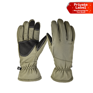 Gants de ski personnalisés à faible MOQ avec logo en caoutchouc, fourniture directe d'usine, impression sérigraphique sur mesure, vêtements d'hiver à marque privée - Product Image 1