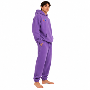 Traje de lana extragrande para hombre, ofrece material de lana cálido, ajuste holgado y cómodo, tacto suave y calor acogedor para uso casual, OEM - Product Image 2