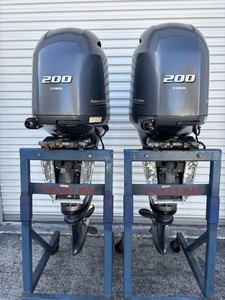 พร้อมจัดส่ง เครื่องยนต์เรือ 4 จังหวะ รุ่นยอดนิยม ปี 2015 F200hp 200hp F200XCA และ LF200XCA  เพลา 25 นิ้ว  ใช้งานมาแล้ว 355/358 ชั่วโมง - Product Image 2