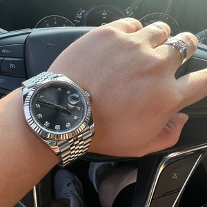 Men's Chronograph Watch 31mm/<b>28mm</b> Stainless Steel Sapphire Crystal Luxury Couple Watch Ladies 100m Waterproof High Quality - Product Image 2