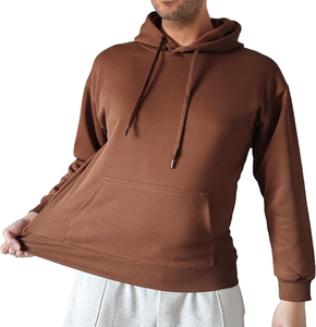 Hoodie streetwear surdimensionné pour homme, impression et broderie de logo personnalisés, 100% coton, service OEM ODM disponible - Product Image 2