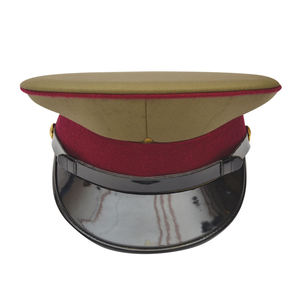 New Design Hand Made Officers Hats Outdoor Made in Wool Polyester Uniform Wear Officers Caps - Product Image 5
