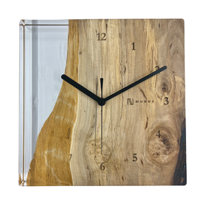 Reloj de madera de resina epoxi de lujo con diseño artístico japonés moderno, decoración de pared para el hogar, oficina, sala de estar, reloj de pared, decoración del hogar de lujo - Product Image 2