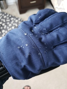 Gants de ski à doigts entiers, noir et rouge, en polyester, imperméables, isolés thermiquement, avec fermeture à cordon, unisexe, pour l'hiver et l'alpinisme - Product Image 3