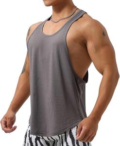 Custom Men’s Sleeveless <b>Workout</b> <b>Tank</b> <b>Top</b> Breathable Lightweight Quick Dry Fabric Gym Fitness Running Training Athletic - Product Image 4