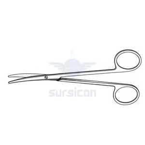 Ciseaux Metzenbaum 15 cm / 6 pouces, ciseaux chirurgicaux courbes à bout arrondi, acier inoxydable, instrument chirurgical - Product Image 2