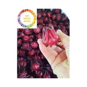 Thé en fleurs de fleurs d'hibiscus séchées à pétales entiers biologiques de qualité supérieure - Product Image 1