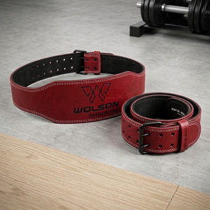 Genuine Leather Fitness <b>Belt</b> with Strong Buckle for Weightlifting and Strength <b>Exercises</b> Performance Accessories Gym Sports. - Product Image 5