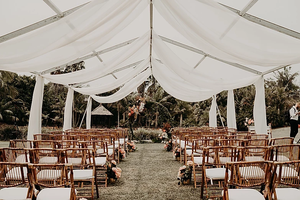 Wholesale Bamboo Folding <b>Chair</b> Natural Finish Lightweight Portable Seat for Indoor Outdoor Garden Event Furniture OEM ODM - Product Image 5