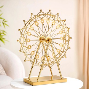 Escultura Metálica Contemporánea, Elegante Pieza Decorativa para el Hogar, Sala de Estar, Oficina y Mesa, Escultura Metálica Artística - Product Image 2