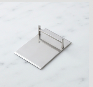 Cubiertos de Metal plateado de forma cuadrada, descanso de cuchara para cocina, hogar, Hotel, restaurante y eventos de boda, artículos de decoración de mesa de uso - Product Image 1