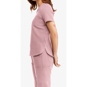 Nouvel ensemble de blouses et pantalons de travail à manches courtes pour hommes et femmes, idéal pour les hôpitaux, les cliniques vétérinaires, les médecins, les chirurgiens et le personnel médical. - Product Image 3