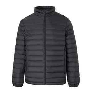Men Winter Puffer Jacket Warm Quilted Padded Outerwear Lightweight Casual Zip Up Jacket Custom Wholesale Manufacturer - Product Image 1