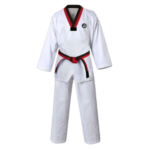 Uniformes de Taekwondo AMIB SPORTS en Oferta, Conjuntos de Alta Calidad con Logotipo Personalizado, 100% Algodón, Color y Talla Personalizables, Transpirables, Duraderos y de Corte Holgado - Product Image 1