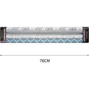 4 Rotoli di Carta da Regalo Natalizia Blu Argento con Motivo a Fiocchi di Neve, 76 cm, con Finitura Metallizzata Lucida - Product Image 2