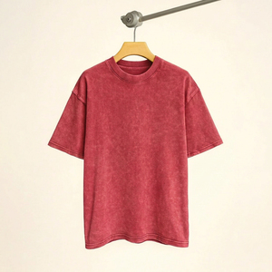 Custom Streetwear T <b>Shirts</b> Manufacturer 100% Cotton Regular Fit Acid Wash DTG DTF Printing Eco-Friendly High Quality Low MOQ - Product Image 1