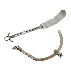 Ensemble d'instruments orthopédiques professionnels en acier inoxydable de qualité chirurgicale : Raspateur de côtes Doyen, Élévateur osseux, Écarteur buccal - Product Image 1